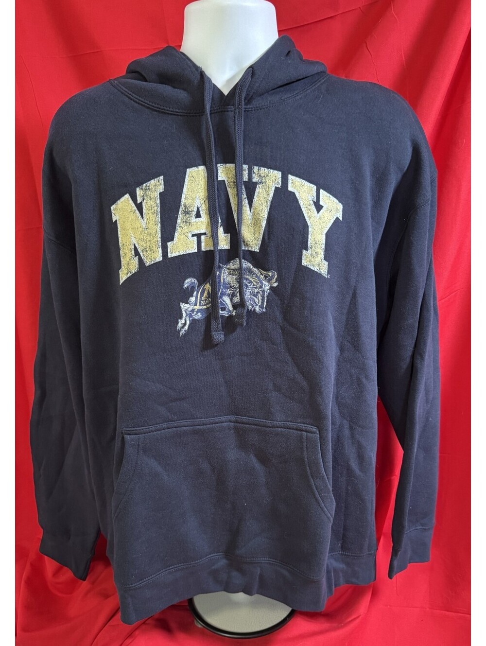 US Naval Academy "Navy Midshipmen" Pullover Hoodie League 91 Mens XL New